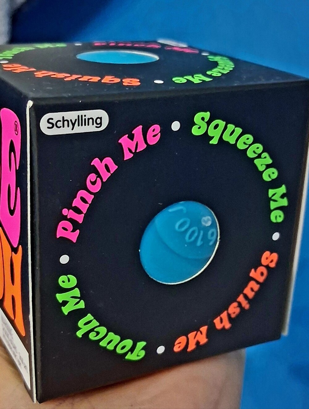 NEE DOH "THE GROOVY GLOB" BLUE,BRAND NEW!  Pinch Me Squeeze Me, Stress BaLL